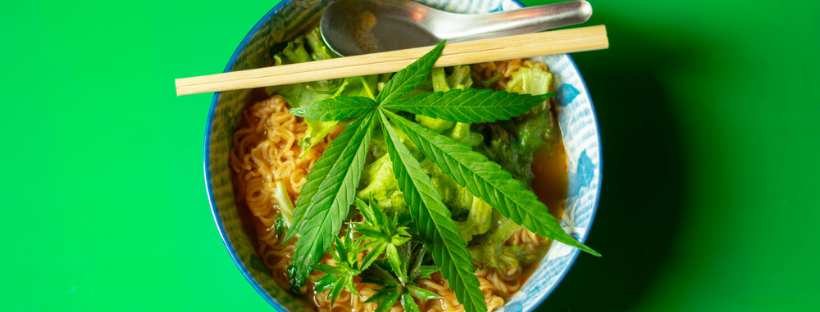 Cannabis-infused Vegan Vietnamese Rice Noodle Salad